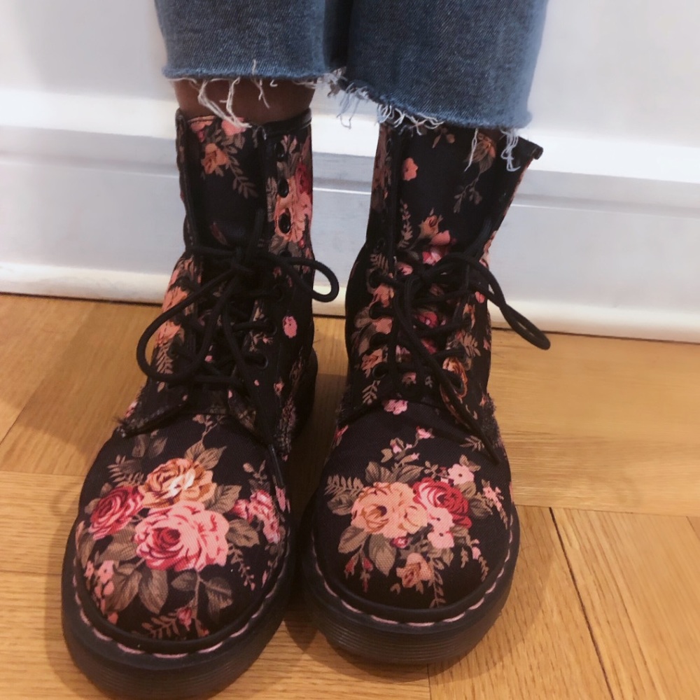 Floral Dr. Martens